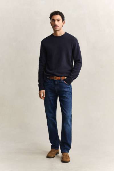 FARMER GANT REG JEANS MID BLUE WORN IN
