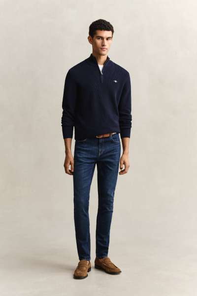 FARMER GANT EXTRA SLIM ACTIVE RECOVER JEANS MID BLUE WORN IN