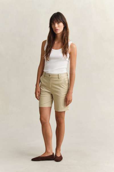 RÖVIDNADRÁG GANT CHINO SHORTS OAT BEIGE