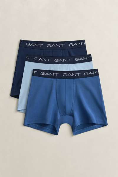 ALÓNEMŰ GANT BOXER BRIEF 3-PACK VINTAGE BLUE