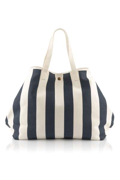 TÁSKA GANT AOP CANVAS BEACH BAG NAVY