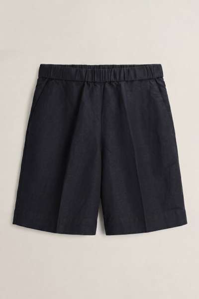 RÖVIDNADRÁG GANT LINEN BLEND PULL ON SHORTS BLACK