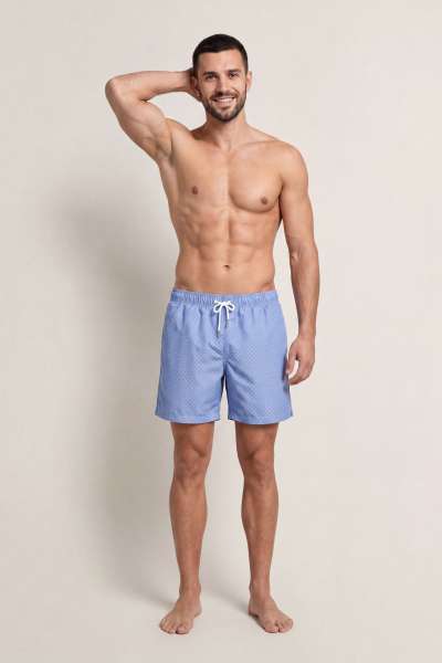 FÜRDŐRUHA GANT MINI GEOMETRIC PRINT WIM HORT FADED DENIM