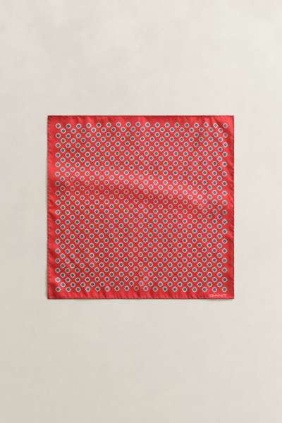 ZSEBKENDŐ GANT FOULARD POCKET SQUARE ROSE RED