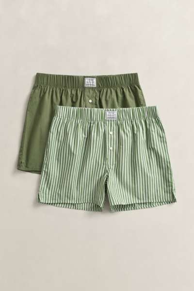 ALÓNEMŰ GANT BOXER HORT 2-PACK HERB GREEN