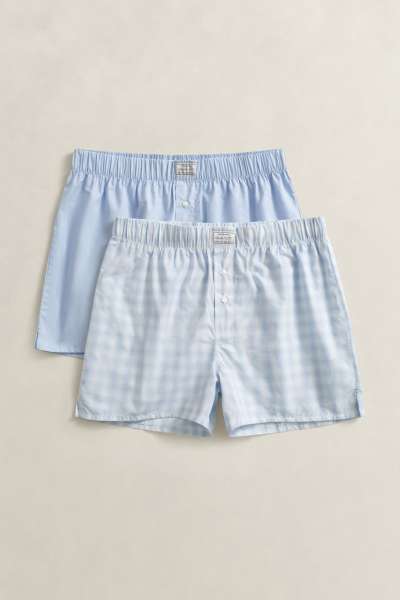 ALÓNEMŰ GANT BOXER HORT 2-PACK MUTED BLUE
