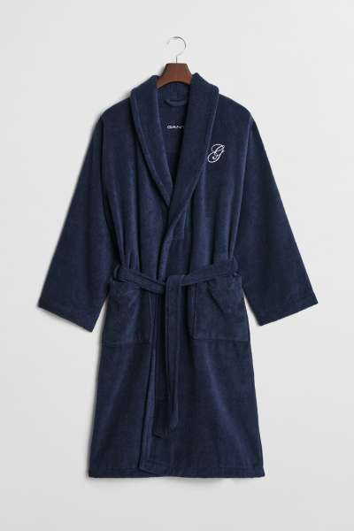 FÜRDŐKÖPENY GANT EMBROIDERY ROBE MARINE