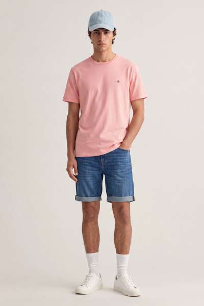 RÖVIDNADRÁG GANT REG JEANS SHORTS MID BLUE BROKEN IN