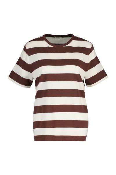 PÓLÓ GANT BRETON STRIPED SS T-SHIRT FRESH SOIL