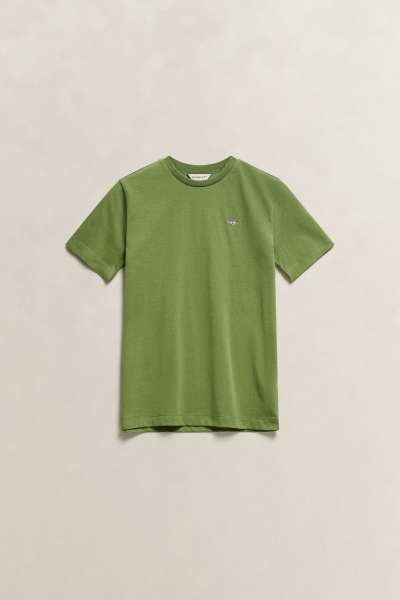 PÓLÓ GANT SHIELD SS T-SHIRT HERB GREEN