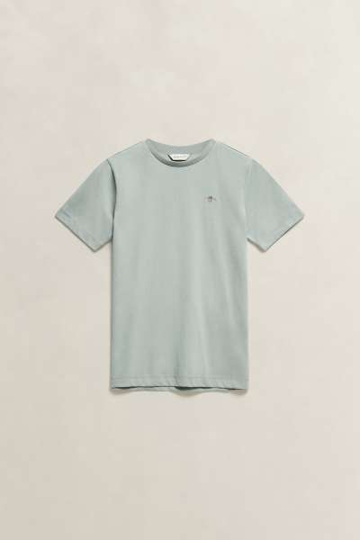 PÓLÓ GANT SHIELD SS T-SHIRT CERAMIC GREY