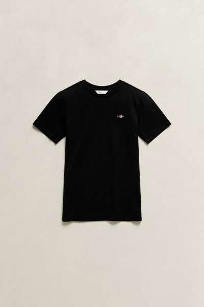 PÓLÓ GANT SHIELD SS T-SHIRT BLACK