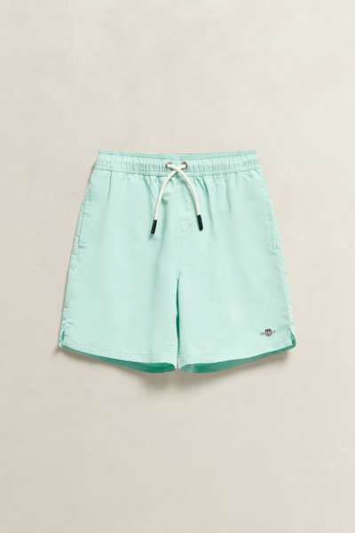 FÜRDŐRUHA GANT SHIELD SWIMSHORT WASHED TURQUOISE