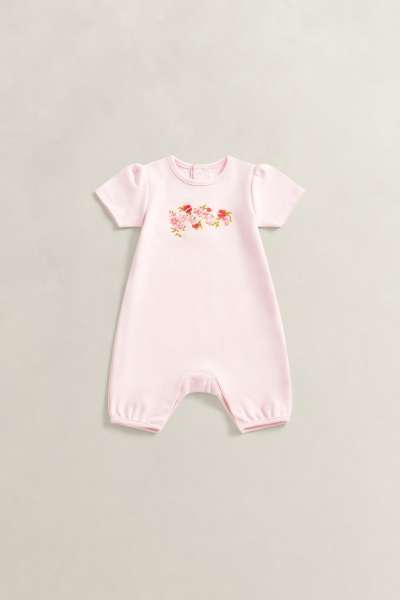 BODY GANT FLORAL SS ROMPER LIGHT PINK