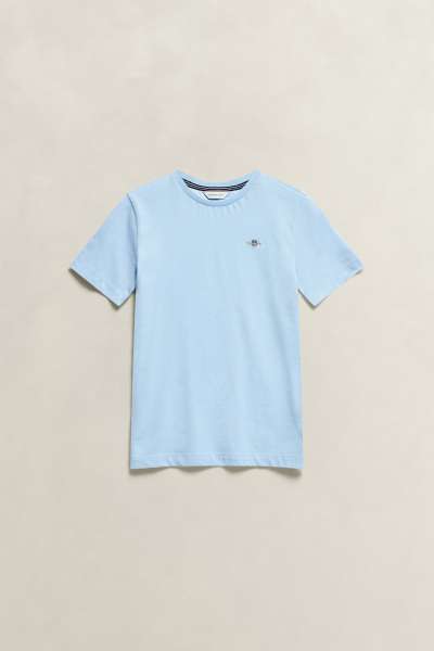 PÓLÓ GANT SHIELD SS T-SHIRT SKY BLUE
