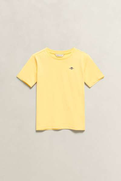 PÓLÓ GANT SHIELD SS T-SHIRT BANANA YELLOW