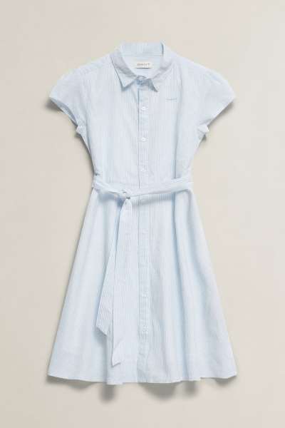 RUHA GANT STRIPED SHIRT DRESS SKY BLUE