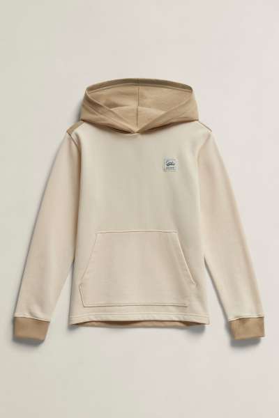 MELEGÍTŐFELSŐ GANT CONTRAST PANEL HOODIE OAT BEIGE