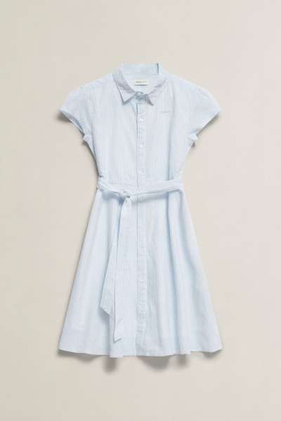 RUHA GANT STRIPPED SHIRT DRESS SKY BLUE