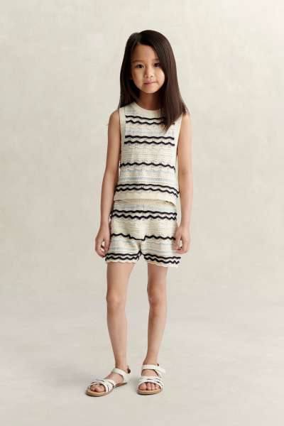 RÖVIDNADRÁG GANT KNITTED SHORT CREAM