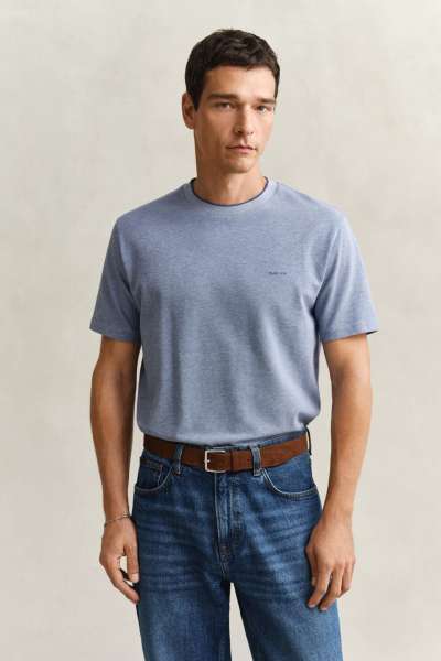 PÓLÓ GANT 2 TONE PIQUE  THIRT VINTAGE BLUE