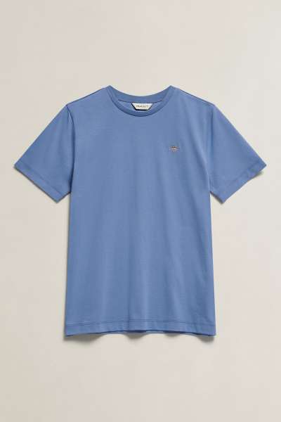 PÓLÓ GANT SHIELD SS T-SHIRT FADED DENIM