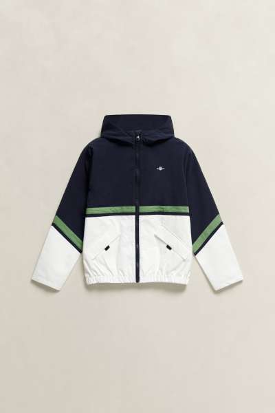 DZSEKI GANT CONTRAST WINDCHEATER EVENING BLUE