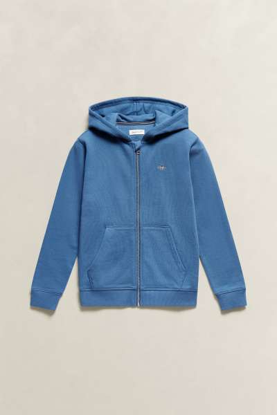 MELEGÍTŐFELSŐ GANT SHIELD FULL ZIP HOODIE SALTY SEA