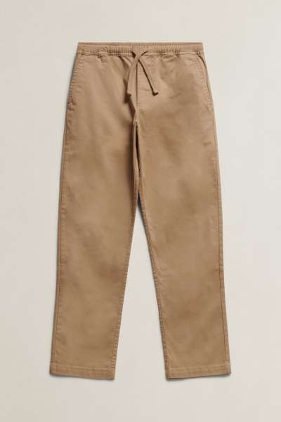 FARMER GANT CHINO DRAWSTRING TROUSER DARK KHAKI