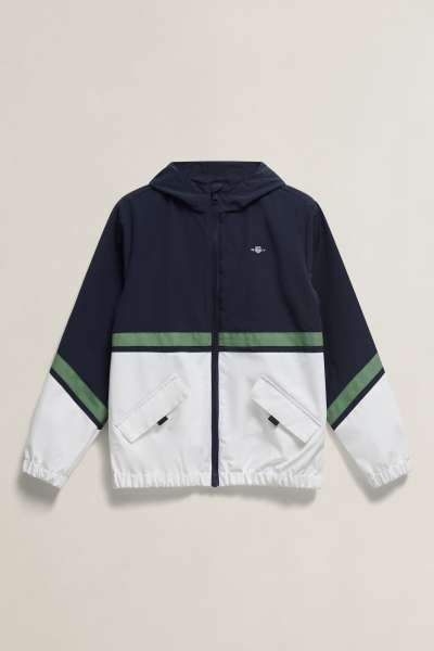 DZSEKI GANT CONTRAST WINDCHEATER EVENING BLUE