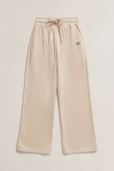 TRÉNINGNADRÁG GANT SHIELD STRAIGHT LEG SWEATPANTS CREAM