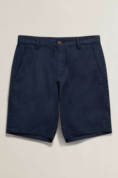 RÖVIDNADRÁG GANT SHIELD LINEN BLEND SHORTS MARINE