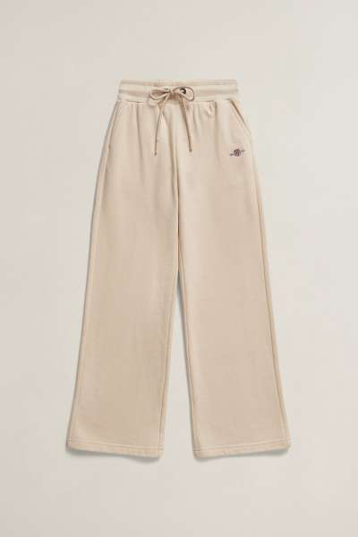 TRÉNINGNADRÁG GANT SHIELD STRAIGHT LEG SWEATPANTS CREAM