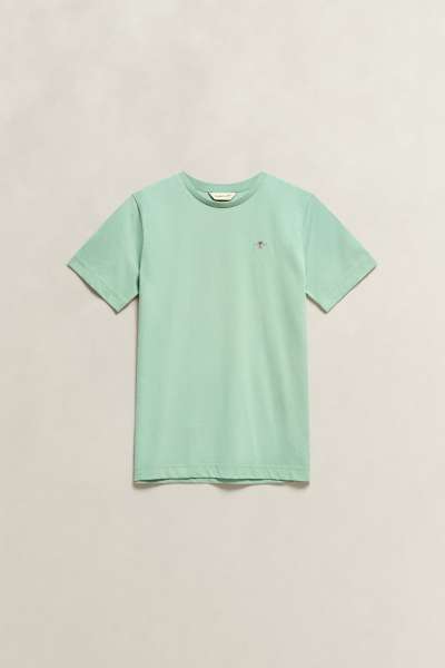 PÓLÓ GANT SHIELD SS T-SHIRT WASHED TURQUOISE