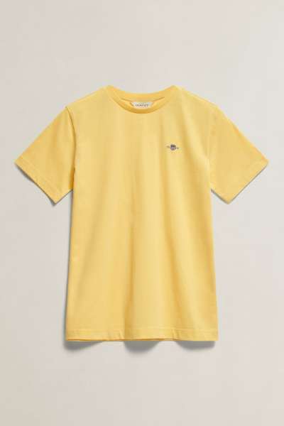 PÓLÓ GANT SHIELD SS T-SHIRT BANANA YELLOW