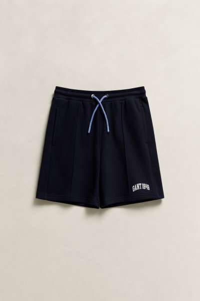 TRÉNINGRUHA RÖVIDNADRÁG GANT TEXTURED RIB INSERT SHORT EVENING BLUE