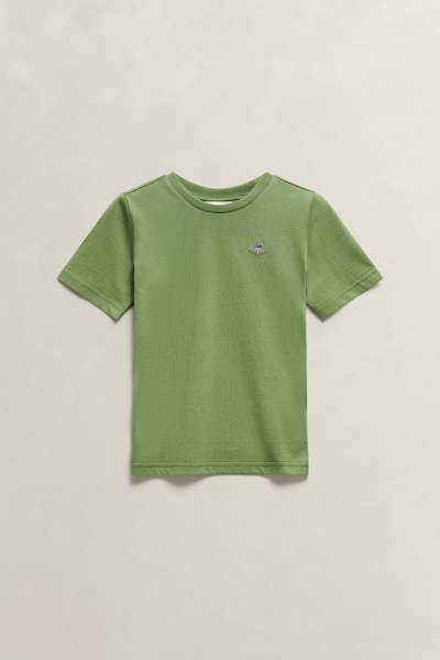 PÓLÓ GANT SHIELD SS T-SHIRT HERB GREEN