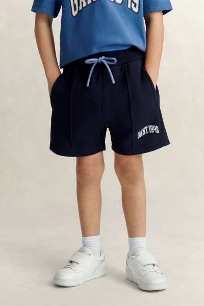 TRÉNINGRUHA RÖVIDNADRÁG GANT TEXTURED RIB INSERT SHORT EVENING BLUE