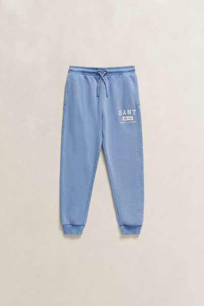 TRÉNINGNADRÁG GANT OCEAN WASH GRAPHIC SWEATPANTS FADED DENIM