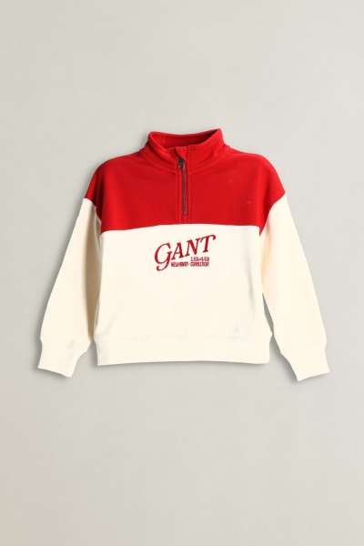 MELEGÍTŐFELSŐ GANT AMERICANA SPORTS QUARTER ZIP CREAM