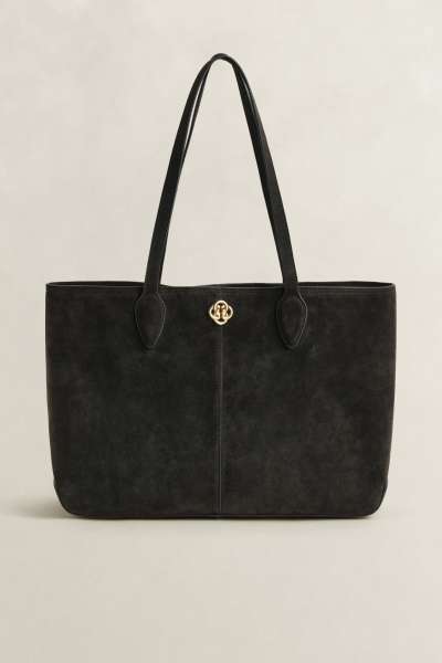 TÁSKA GANT SUEDE TOTE BAG DEEP BROWN