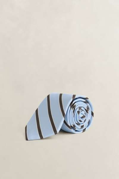 NYAKKENDŐ GANT STRIPED TIE FRESH BLUE
