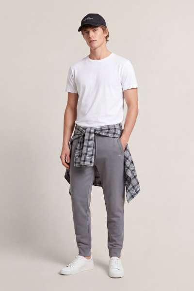 TRÉNINGNADRÁG GANT REG HIELD WEATPANT MID GREY