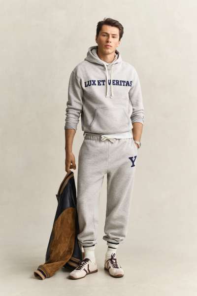 TRÉNINGNADRÁG GANT GRAPHIC SWEATPANTS GREY ELANGE