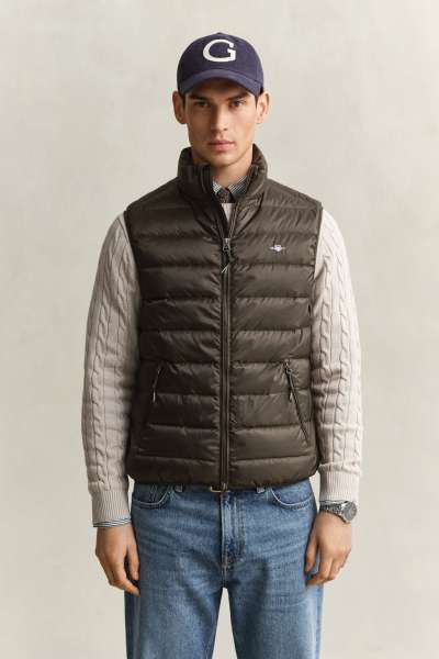MELLÉNY GANT LIGHT DOWN VET HADOW BROWN