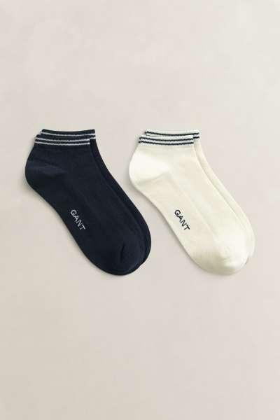 ZOKNI GANT ANKLE SOCKS 2-PACK MARINE