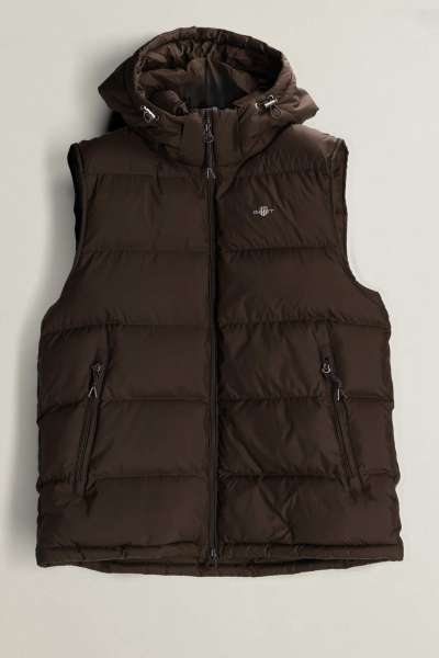 MELLÉNY GANT ACTIVE CLOUD VET BLACK BROWN