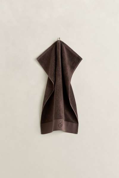 TÖRÜLKÖZŐ GANT EMBROIDERY TOWEL 50X70 DEEP BROWN