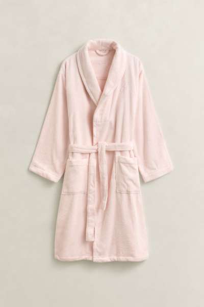 FÜRDŐKÖPENY GANT EMBROIDERY ROBE PINK EMBRACE
