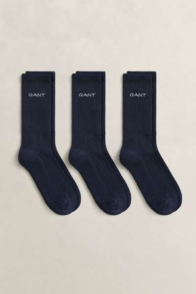 3-PACK ZOKNI GANT SPORT SOCKS 3-PACK MARINE